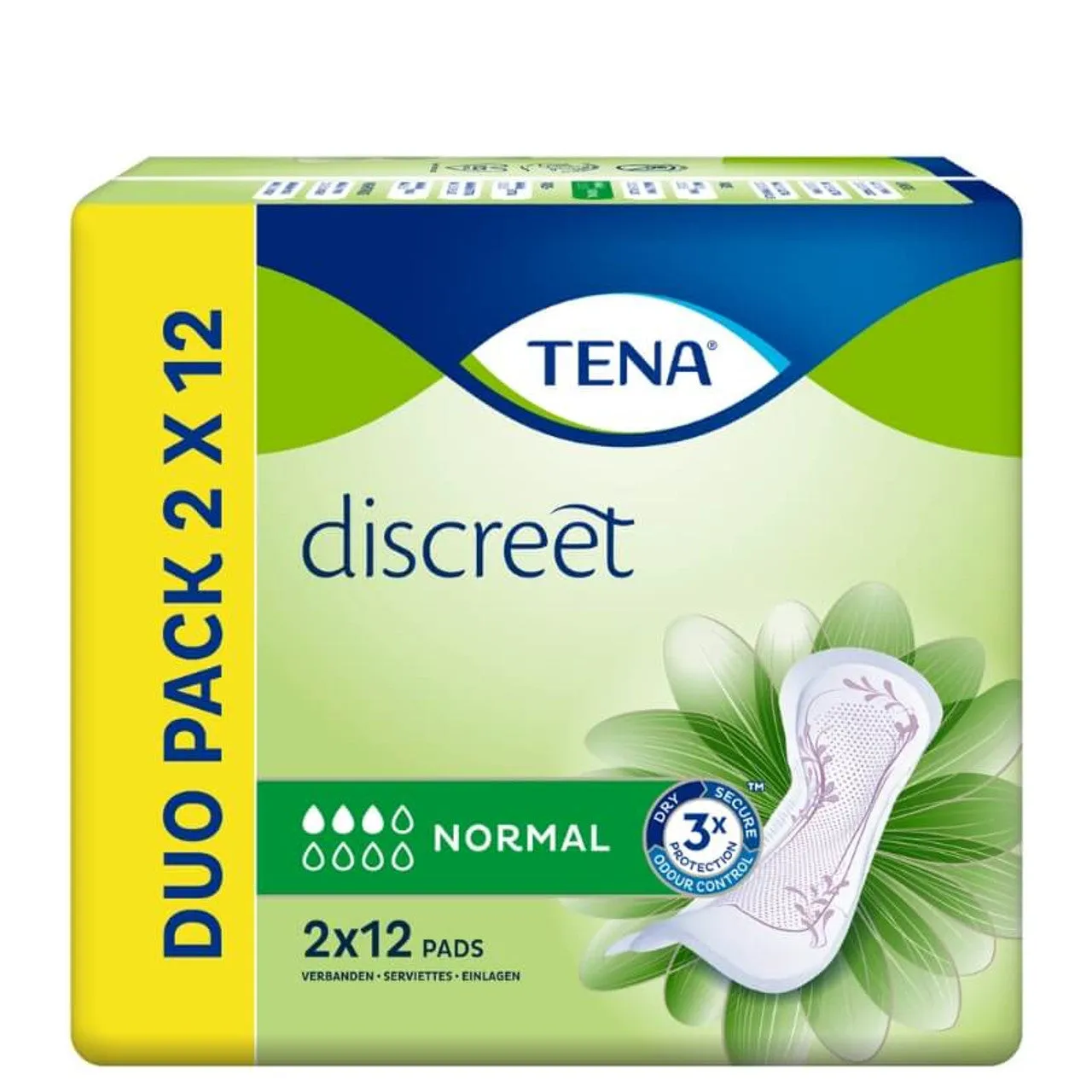 Tena Lady Discreet Normal Duo - 2 x 12 Pack
