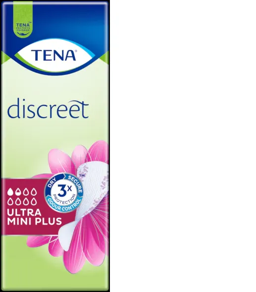 Tena Lady Discreet Ultra Mini Plus Liners - 24 Pack