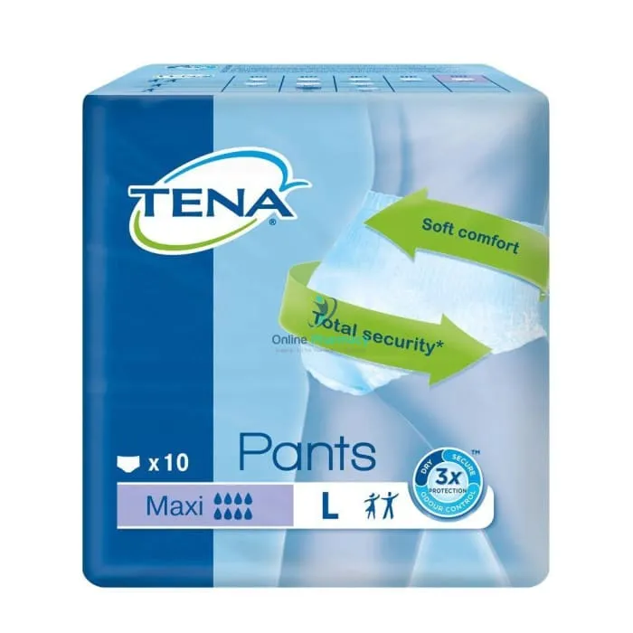 Tena Pants Maxi Large - 10 Pack