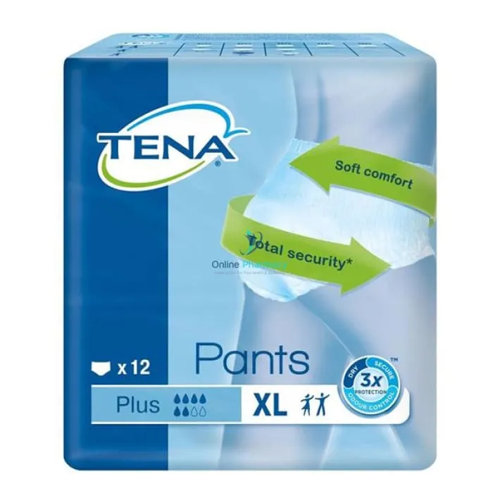 Tena Pants Plus Extra Large - 12 Pack