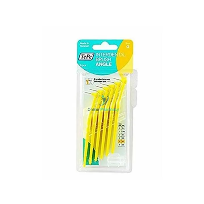 TePe Interdental Brush Angle Yellow - Size 4