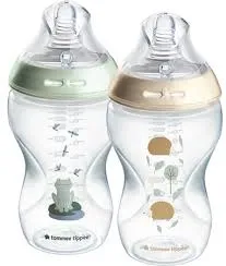 Tommee Tippee Natural Start Anti-Colic Bottles 340ml 3 Months+ - 2 Pack - Image 2
