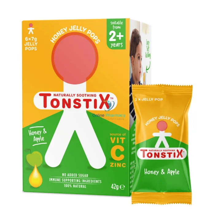 Tonstix Honey and Apple Jelly Pops - 6 Pack