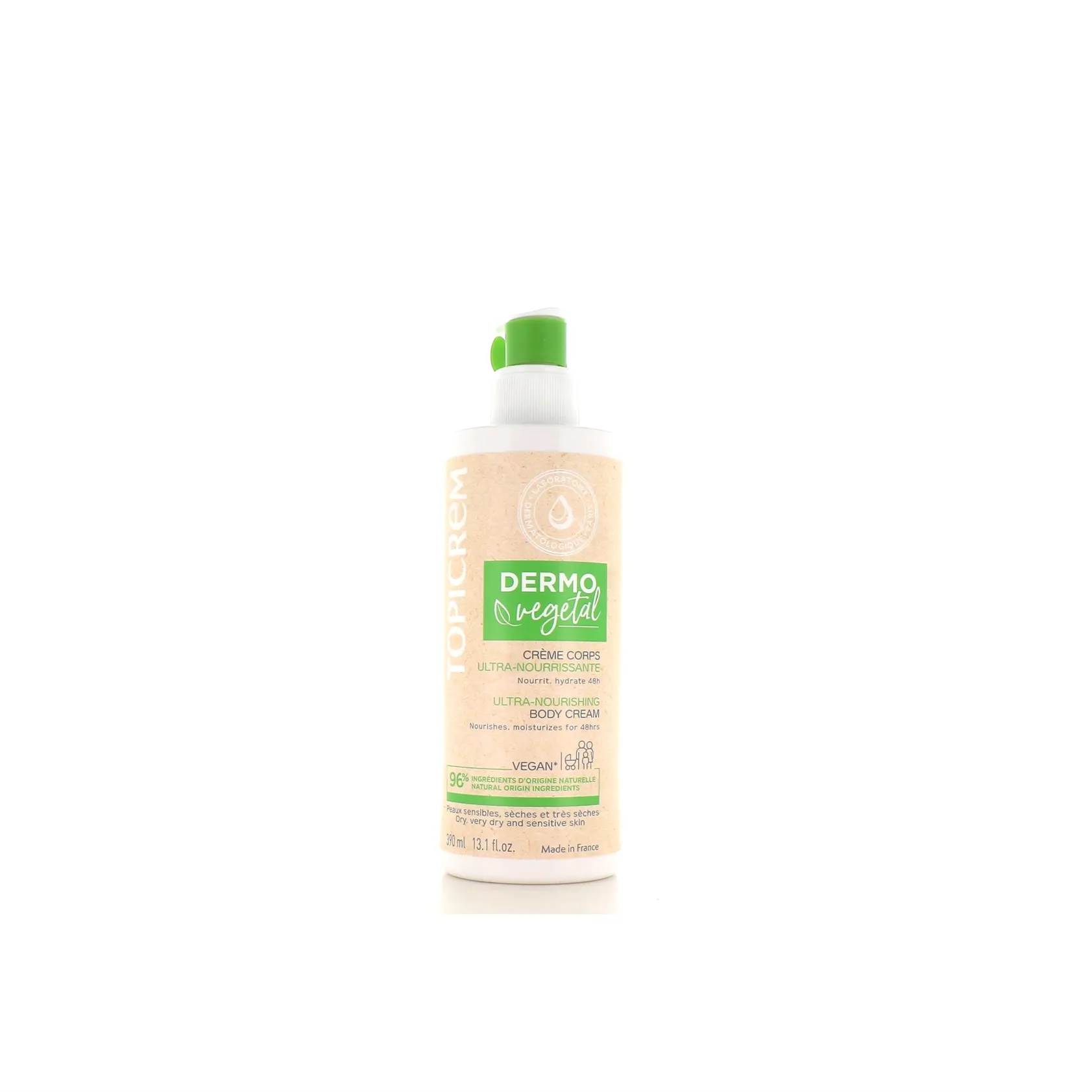 Topicrem Dermo Vegetal Ultra-Nourishing Body Cream 390ml