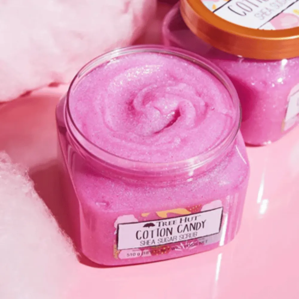 Tree Hut Cotton Candy Shea Sugar Scrub 510g - Image 3