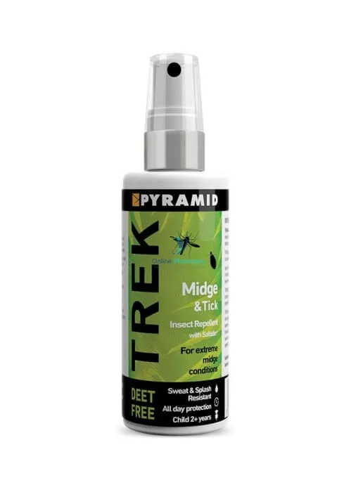 Trek Midge And Tick Deet Free Spray - 60ml