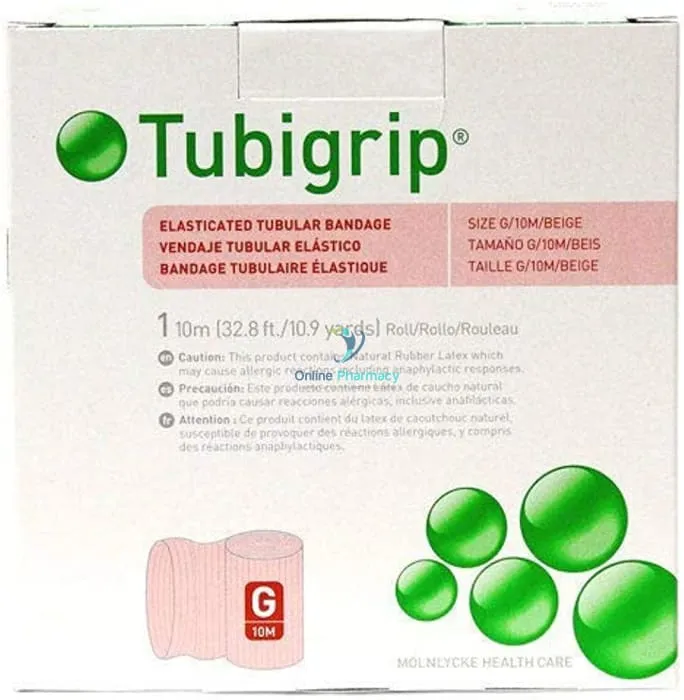 Tubigrip Tubular Bandage Size G (11.3-12.7cm) - 1m or 10m - Image 3