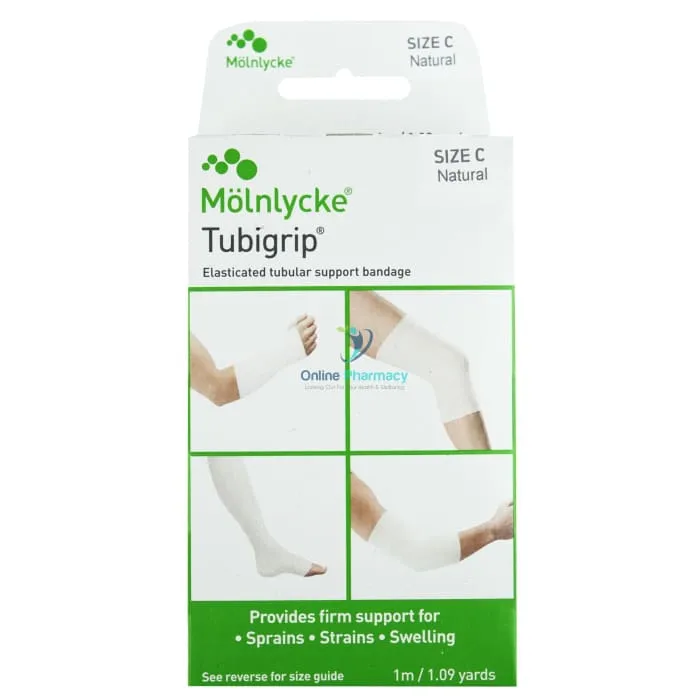 Tubigrip Tubular Bandage Size C (6.6-7.2cm) - 1m or 10m