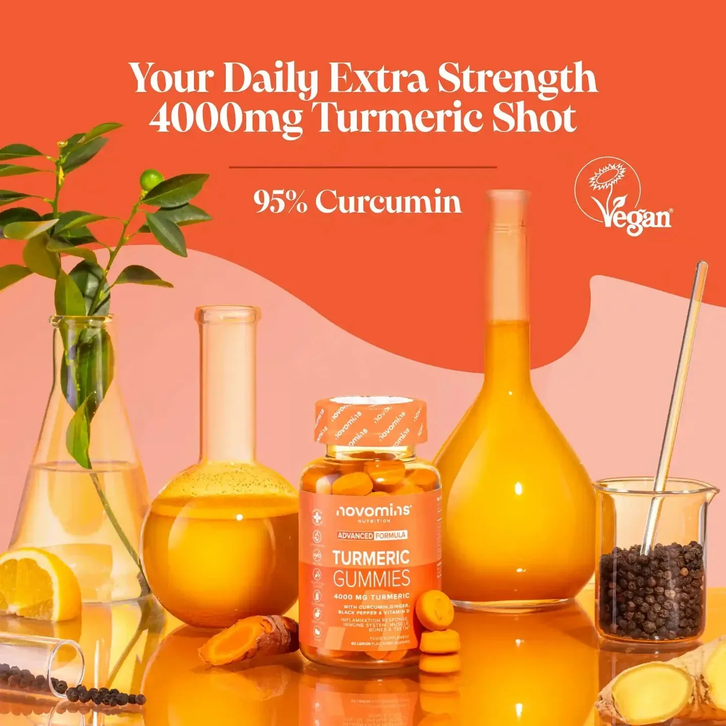 Novomins Turmeric Gummies - 60 Pack - Image 10