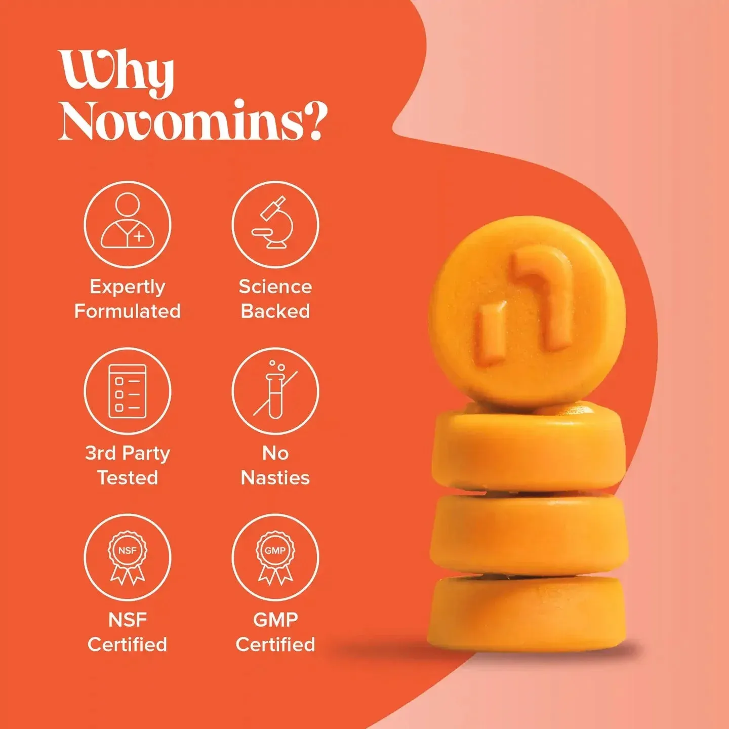 Novomins Turmeric Gummies - 60 Pack - Image 4