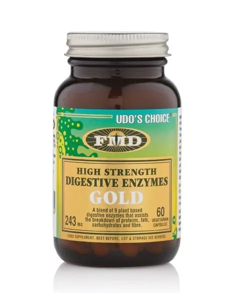 Udo's Choice Digestive Enzyme's Gold - 60 Capsules