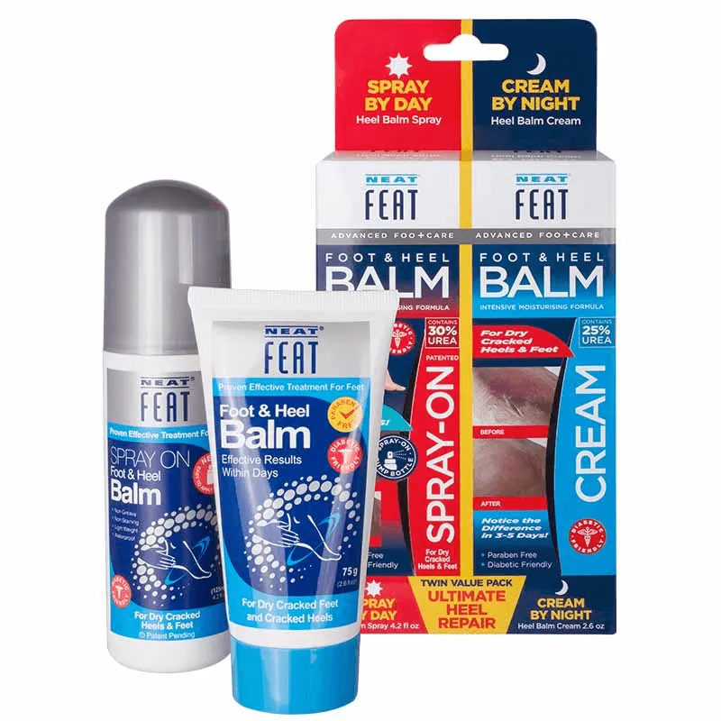 Neat Feat Ultimate Heel Repair - 2-in-1 Spray and Cream Value Pack - Image 2