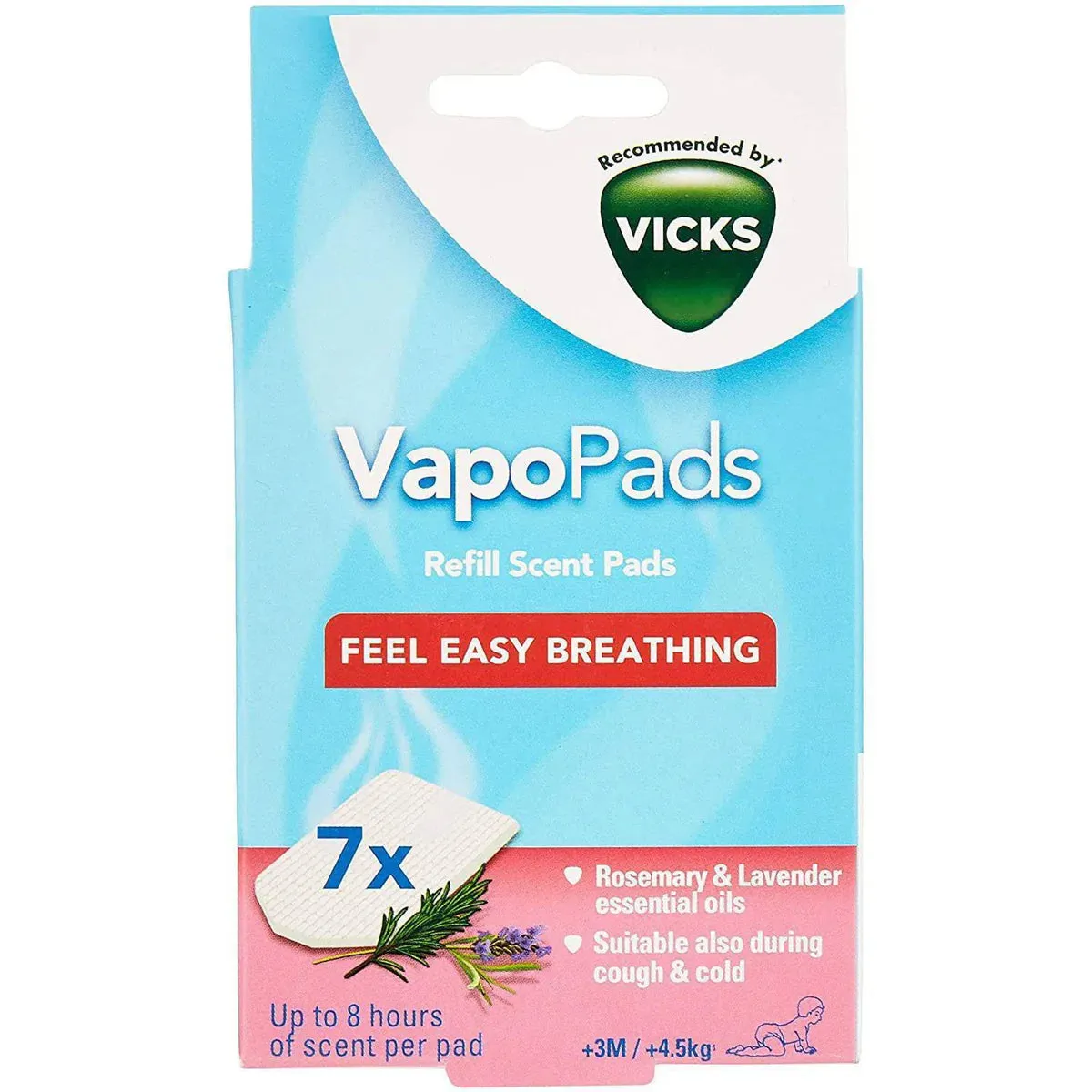 Vicks VapoPads - 7 Pack (Rosemary & Lavender)