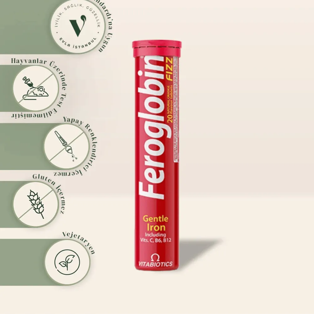 Vitabiotics Feroglobin Fizz - 20 Tablets - Image 2
