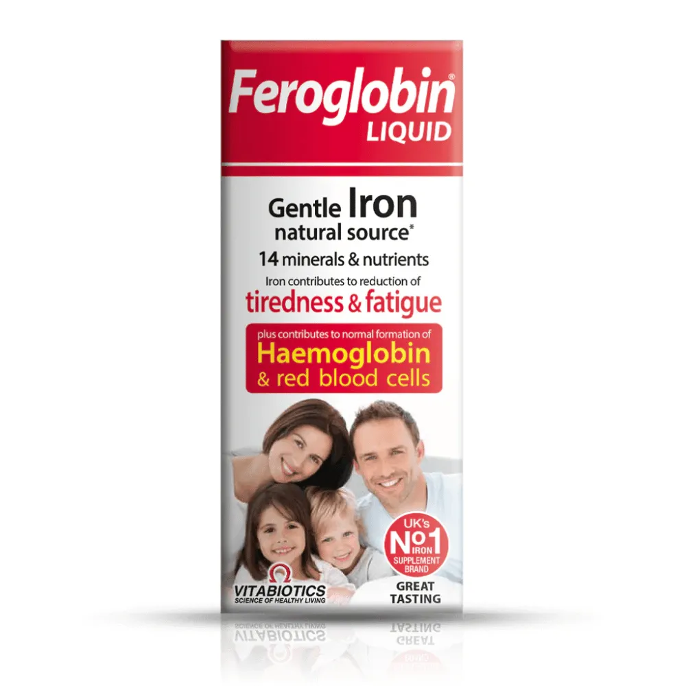Vitabiotics Feroglobin B12 Liquid Gentle Iron Minerals B Vitamins - 200ml - Image 2