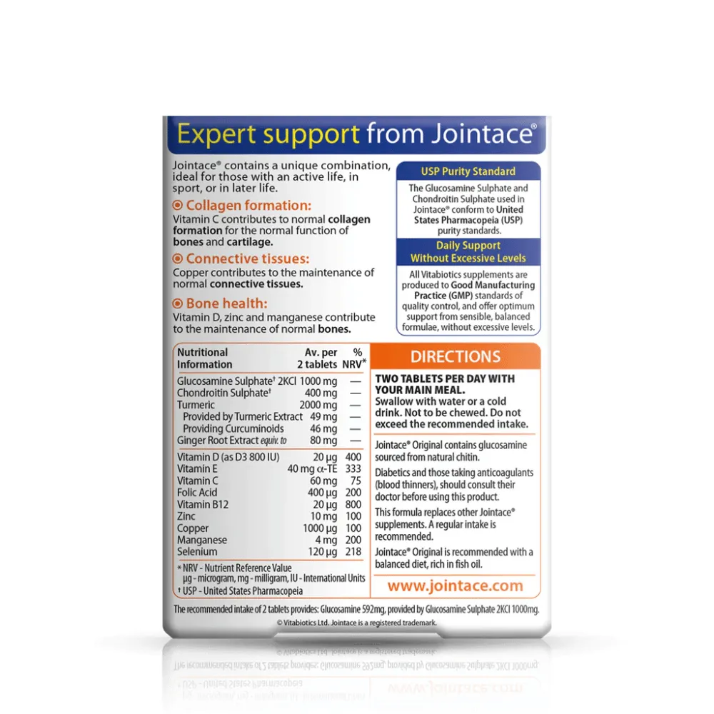 Vitabiotics Jointace Original Chondroitin Glucosamine - 30 /90 Pack - Image 2