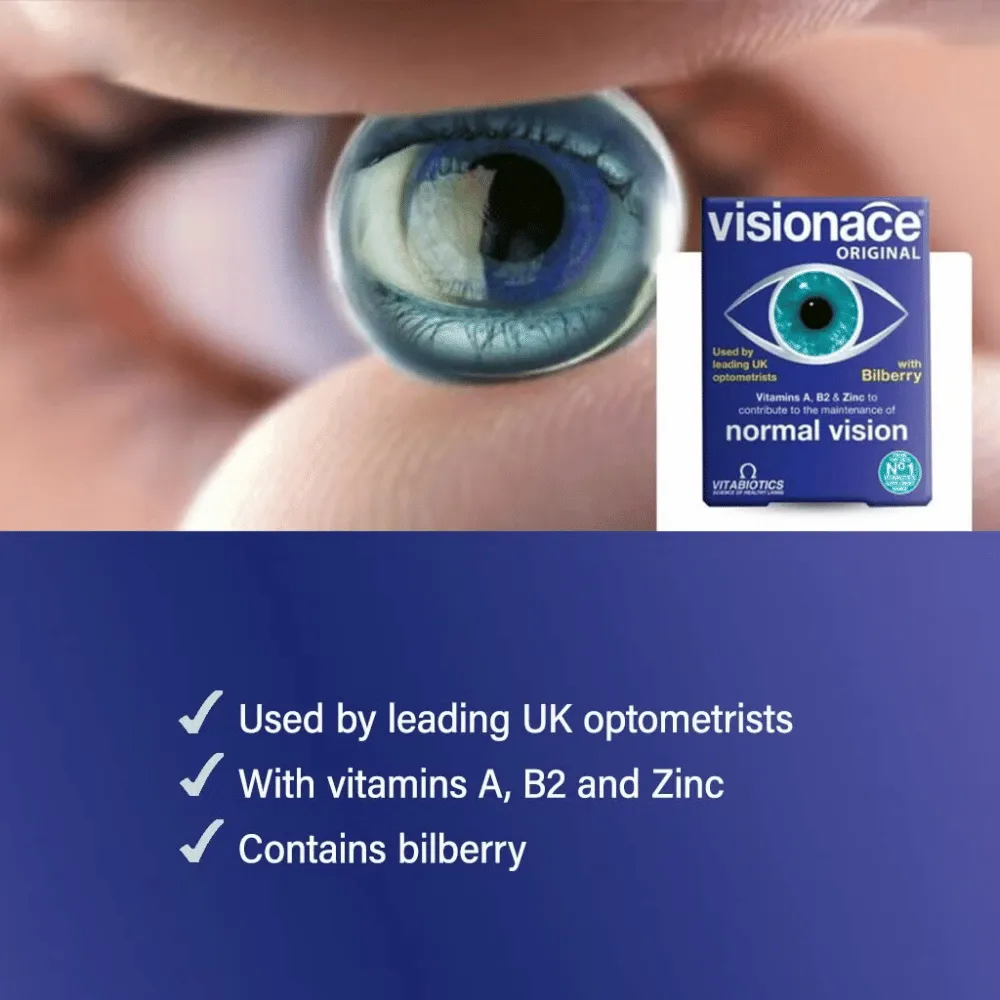 Vitabiotics Visionace Capsules - 30 Capsules - Image 3