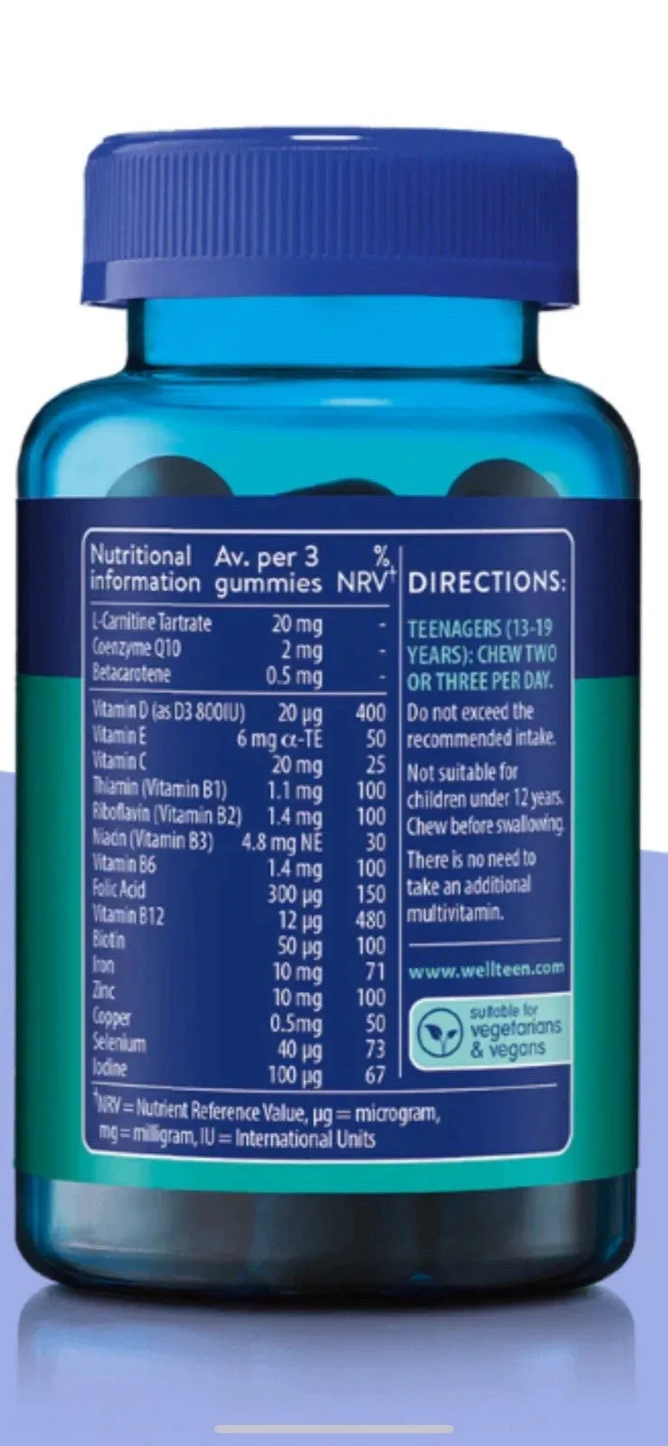 Vitabiotics Wellteen Him Multivitamin Gummies - 60 Pack - Image 2