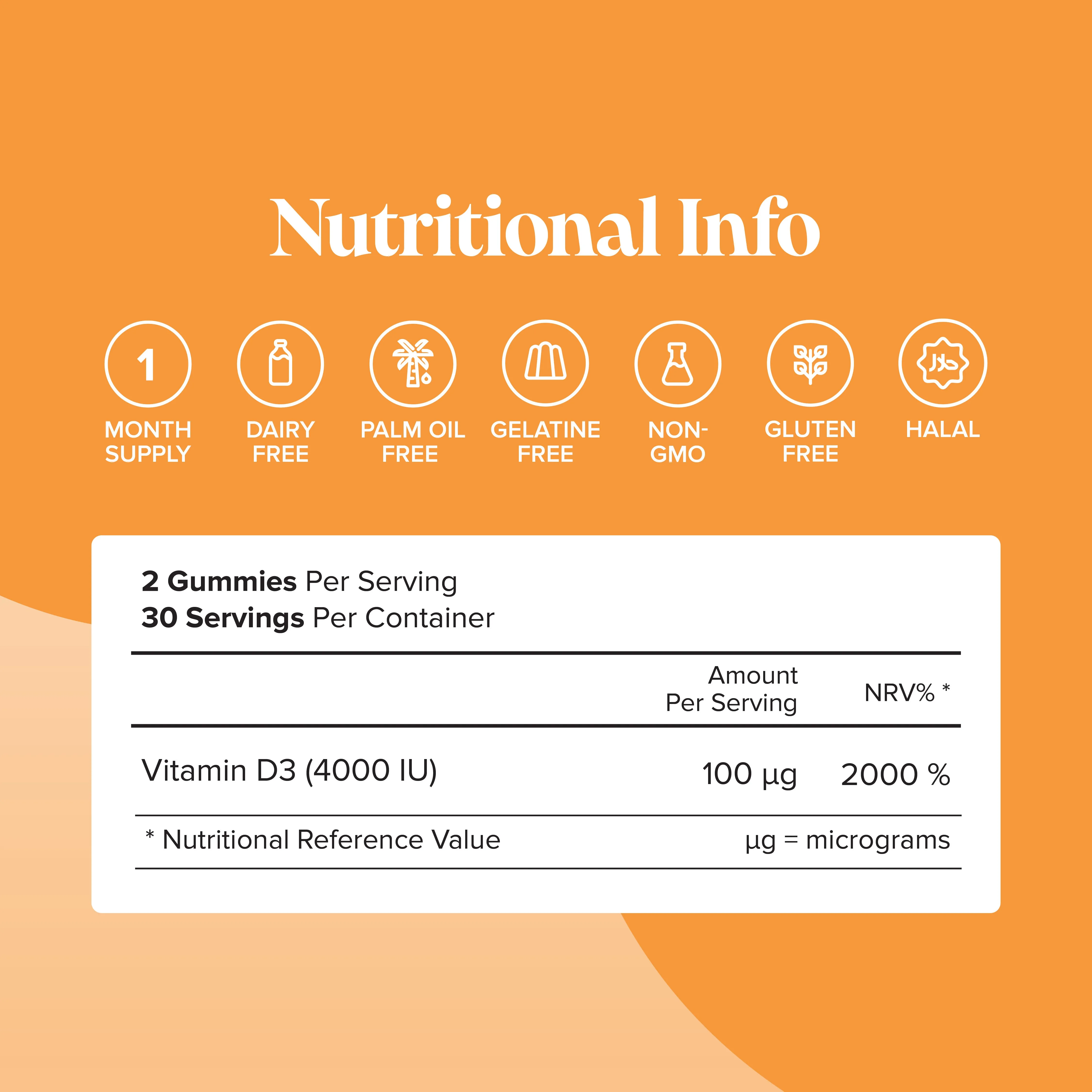 Novomins Vitamin D 3 Gummies - 60 Pack - Image 8
