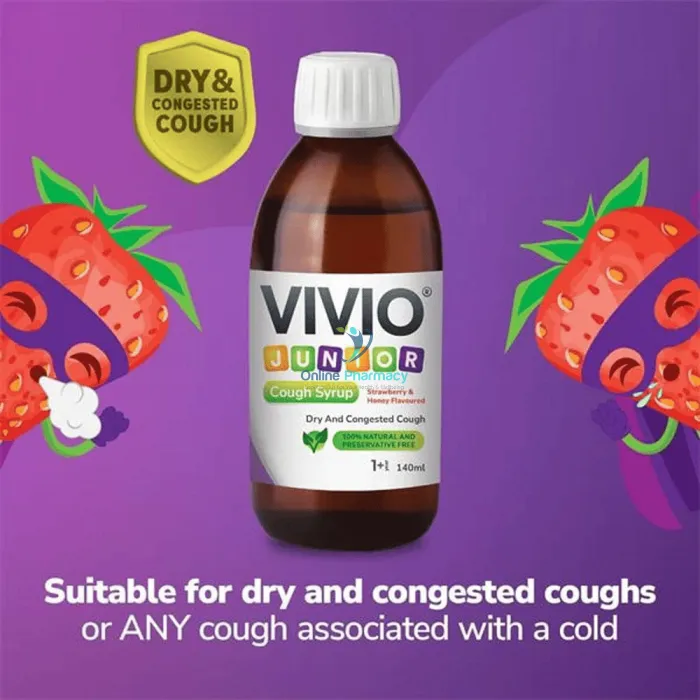 Vivio Cough Syrup - 140ml - Image 4