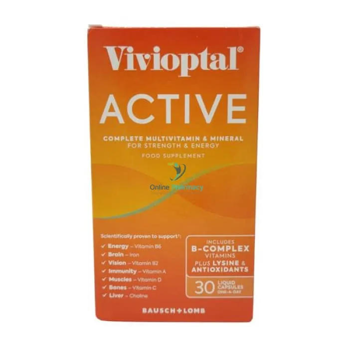Vivioptal Active Multivitamin - 30/90 Capsules - Image 2