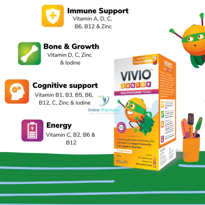 Vivio Junior Multivitamin Tonic - 250ml - Image 5