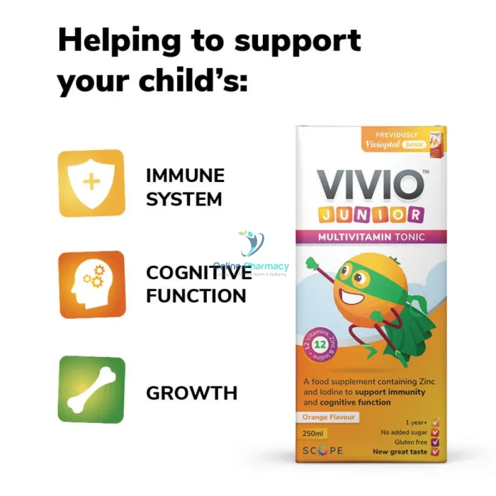 Vivio Junior Multivitamin Tonic - 250ml - Image 9
