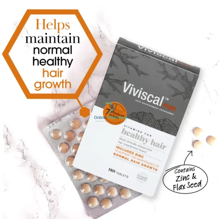 Viviscal Man Strength Hair Growth Supplements - 180 Tabs - Image 5