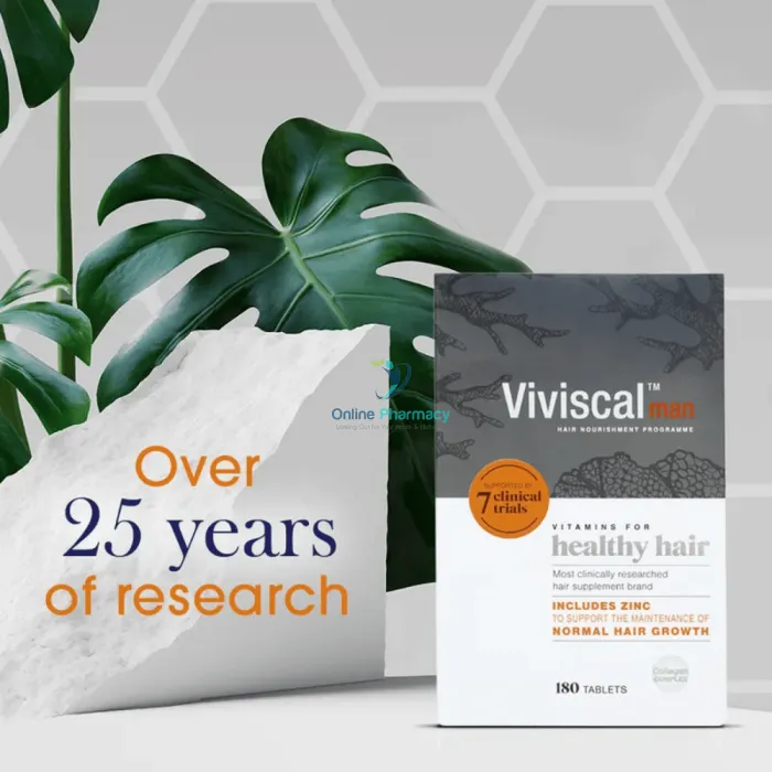 Viviscal Man Strength Hair Growth Supplements - 180 Tabs - Image 7