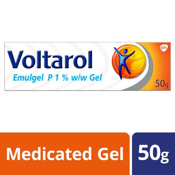 Voltarol Emulgel P 1% Diclofenac Gel - 30g/50g/100g - Image 2
