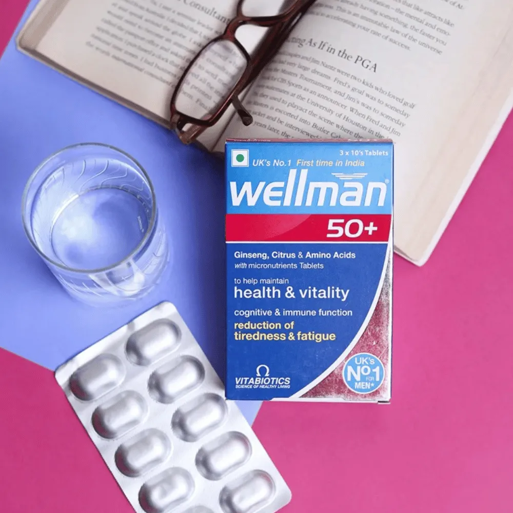 Wellman 50+ Multivitamins - 30 Tabs - Image 3