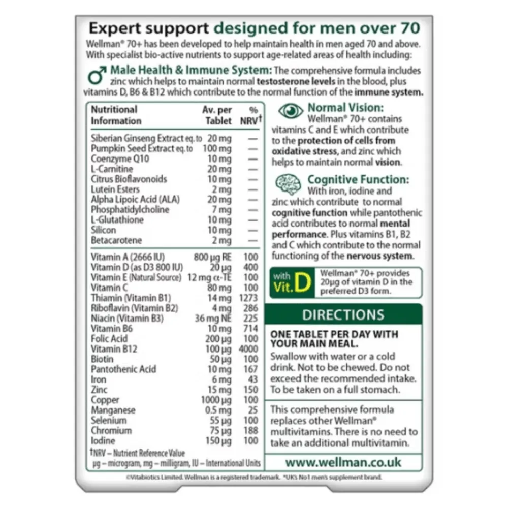 Wellman 70+ - 30 Tabs - Image 2