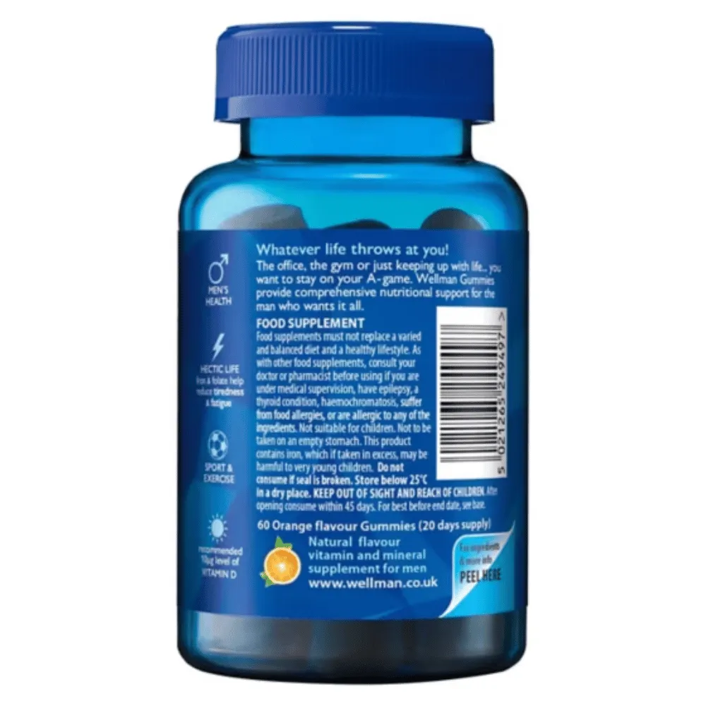 Wellman Gummies Multivitamins - 60 Pack - Image 2