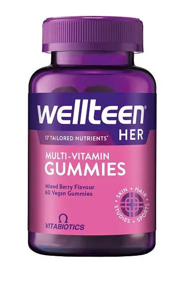 Vitabiotics Wellteen Her Multivitamin Gummies - 60 Pack