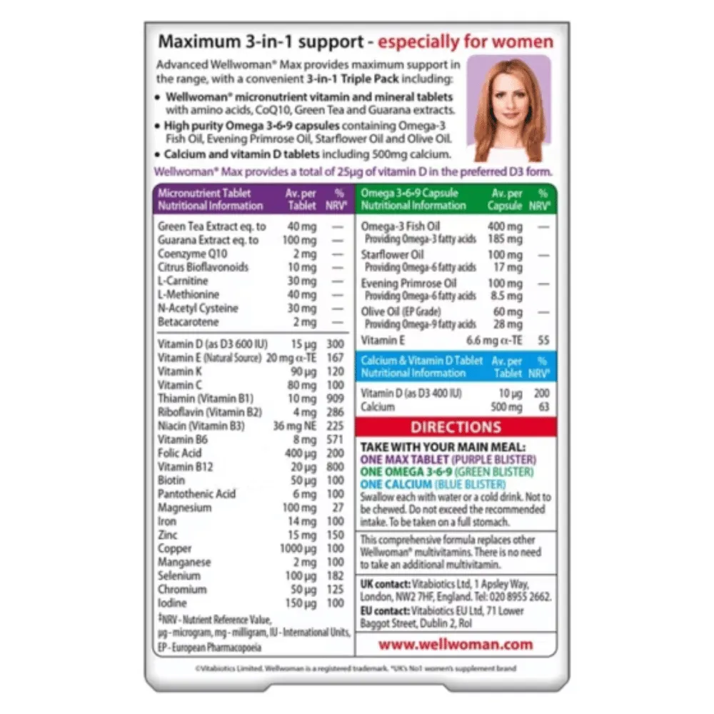 WellWoman Max - 84 Pack - Image 2