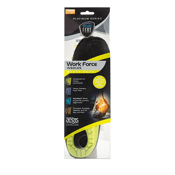 Platinum Series Work Force Insole for All Day Comfort and Relief from Spinal Pain - 1 Pair - Image 4