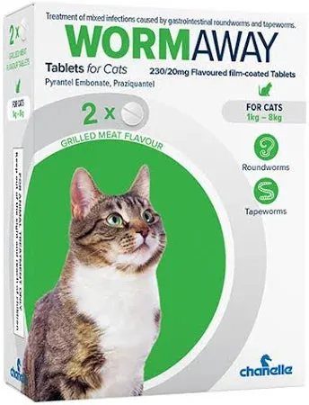 WormAway Tablets For Cats