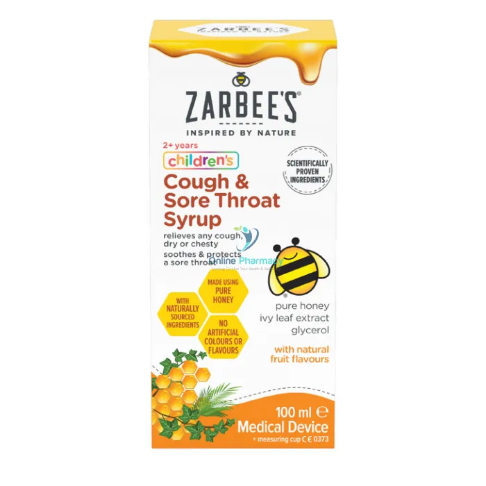 ZARBEES Childrens Cough & Sore Throat Syrup 200ml